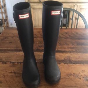 Gently used Tall Hunter Boots